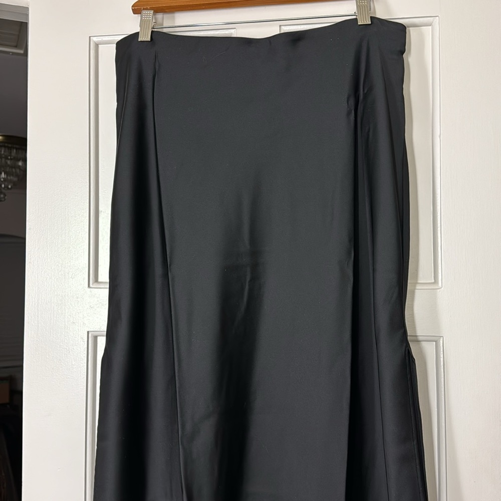 J. Crew Black Maxi Skirt with Side Slit - Picture 7 of 10